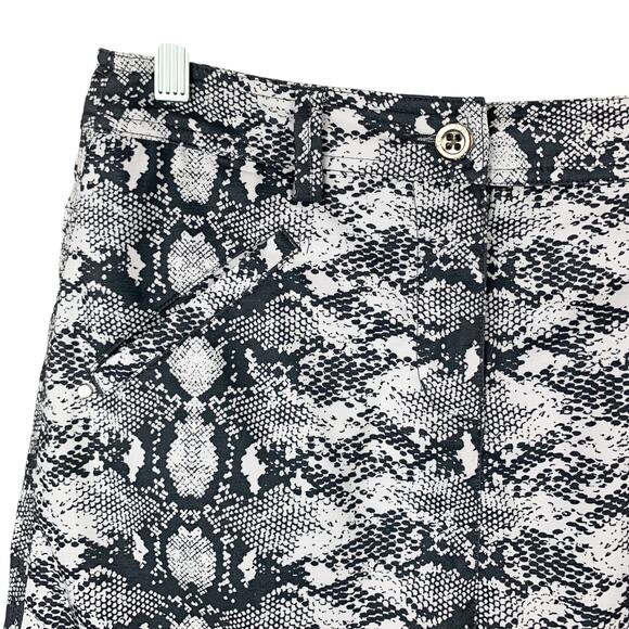 NVO Skort Built In Shorts Grey White Snakeskin Stretch Active Women's 4 - Picture 2 of 7